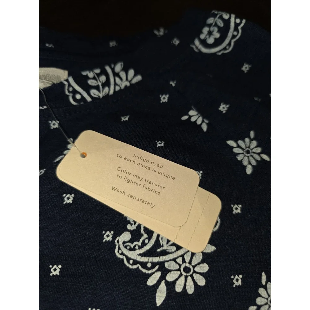 Gymboree Indigo dyed dress size medium 7 8 nwt